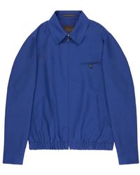 Montedoro - Primo Zip-Up Wool Bomber Jacket - Lyst