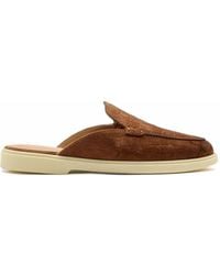 Magnanni - Sofia Crocodile-Effect Suede Loafers - Lyst