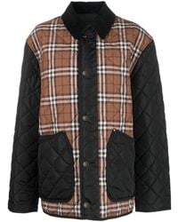 Burberry - Vintage-check Print Shirt Jacket - Lyst