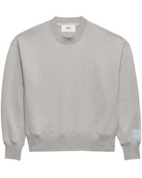 Ami Paris - Sweater Met Logo Applicatie - Lyst