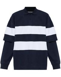 DARKPARK - Zack Striped Layered-Sleeve Polo Shirt - Lyst