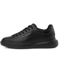 KARL LAGERFELD - Kore Leather Sneakers - Lyst