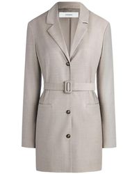 12 STOREEZ - Belted Wool Blazer - Lyst