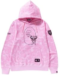 A Bathing Ape - X Bape Inter Miami Cf Camo Hoodie - Lyst