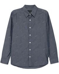 SPORT b. by agnès b. - Aop-Jacquard Long-Sleeved Shirt - Lyst
