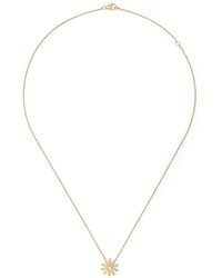 Harwell Godfrey - 18Kt Tiny Sunflower Diamond Pendant Necklace - Lyst