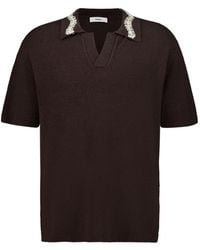 Commas - Crochet Polo Shirt - Lyst