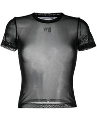 Alexander Wang - T-shirt con maniche corte - Lyst