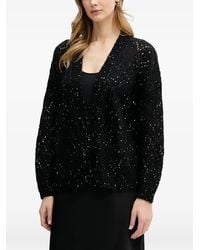 Benetton - Button-Down Embellished Cardigan - Lyst