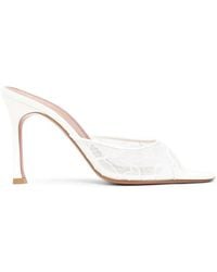 AMINA MUADDI - Alexa Lace Slippers 95 - Lyst