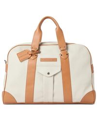 Brunello Cucinelli - Reisetasche Mit Lederbesatz - Lyst
