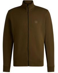 BOSS - Jacke mit Fleece-Futter - Lyst