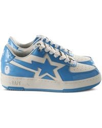 A Bathing Ape - Baskets À Motif D'Étoiles - Lyst