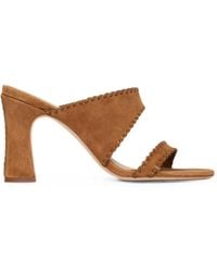Cinq À Sept - Kora Whipstitch Suede Sandals - Lyst