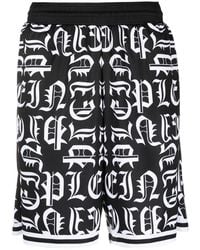 Philipp Plein - Gothic Plein Jogging Shorts - Lyst