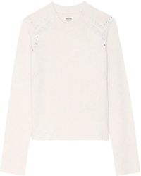 Zadig & Voltaire - Embellished Crew-Neck Sweater - Lyst