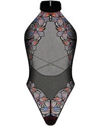 Zhilyova - Body Laia À Fleurs Brodées - Lyst