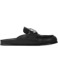 Jimmy Choo - Milo Leather Slippers - Lyst