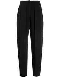 Stella McCartney - High-Waisted Tapered Trousers - Lyst