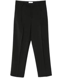 MARSĒM - Pleated Pressed-Crease Tailored Trousers - Lyst