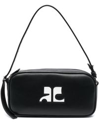 Courreges - Camera Leather Shoulder Bag - Lyst