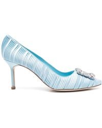 Manolo Blahnik - 70 Mm Hangisi Pumps - Lyst