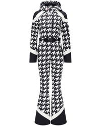 Perfect Moment - Allos Houndstooth-print Ski Suit - Lyst
