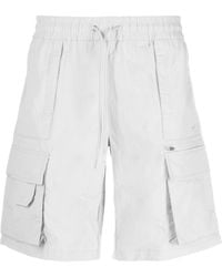 Arte' - Logo-embroidered Cargo Shorts - Lyst
