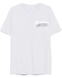 Off-White c/o Virgil Abloh - T-Shirt À Bandes Contrastantes - Lyst