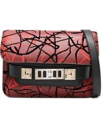 Proenza Schouler - Scribble-print clasp shoulder bag - Lyst