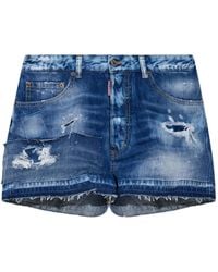 DSquared² - Pantalones Cortos De Algodón - Lyst