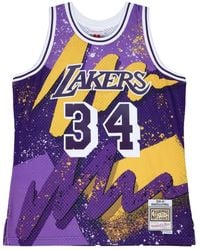 Mitchell & Ness - "Nba La Lakers 96 Shaquille O'Neal" Hyper Hoops Swingman Jersey Vest Top - Lyst