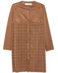 D.exterior - Jas Met Geperforeerde Details En Franje - Lyst