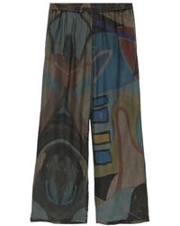 Stain Shade - Graphic-Print Trousers - Lyst