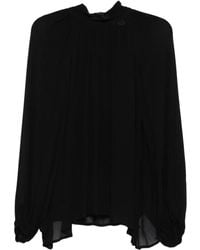 Isabelle Blanche - Blusa Semi Trasparente - Lyst