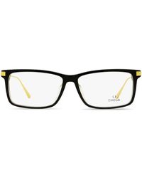 OMEGA EYEWEAR - Brille Mit Eckigem Gestell - Lyst