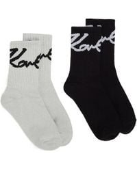 Karl Lagerfeld - Socken Mit Logo-Jacquard (2Er-Set) - Lyst