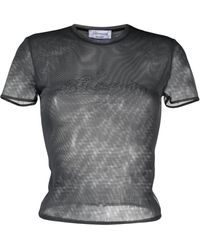 Blumarine - T-Shirt Verfraaid Met Logo - Lyst