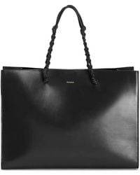 Jil Sander - Tangle Leder-Einkaufstasche - Lyst