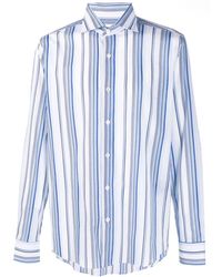 Fedeli - Vertical-stripe Long-sleeve Shirt - Lyst