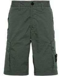 Stone Island - Compass-badge Cargo Shorts - Lyst