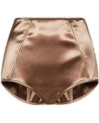 ROOM76 - Satin Brief Shorts - Lyst