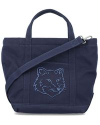 Maison Kitsuné - Small Fox Head Tote Bag - Lyst