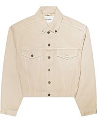 Entire studios - Veste Crop En Denim - Lyst