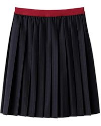 Miu Miu - Gonna Plissettata Gessata - Lyst