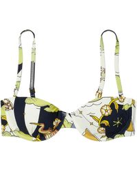 Tory Burch - Printed Underwired Bikini Top - Lyst