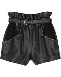 Saint Laurent - スタッズ ショートパンツ - Lyst