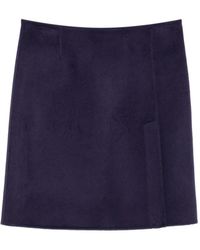P.A.R.O.S.H. - Wrap-Style Mini Skirt - Lyst