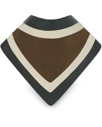 RETORI - Color-Block Lambskin Scarf - Lyst