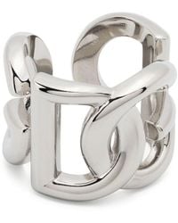 Dolce & Gabbana - Logo-plaque Engraved Ring - Lyst